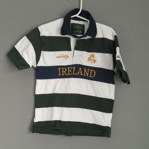 The Heritage Collection By Lansdowne Ireland Rugby Polo Shirt Size 5/6.